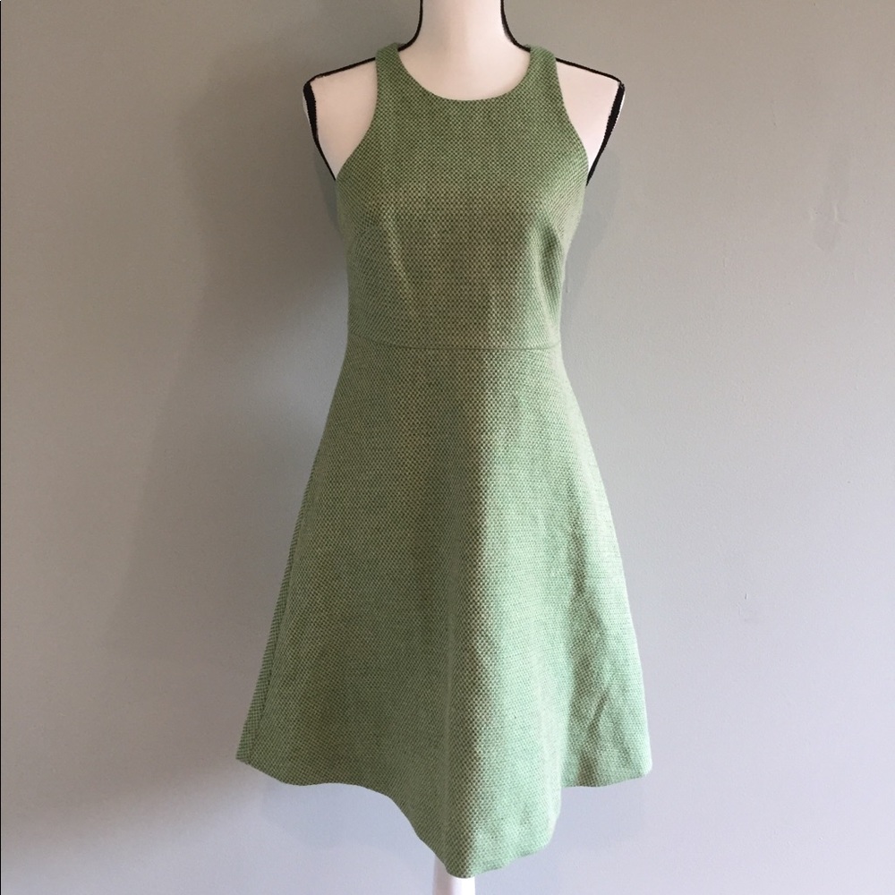 SOLD Banana Republic Green Racerback Dress Size 2 - Picture 1 of 8